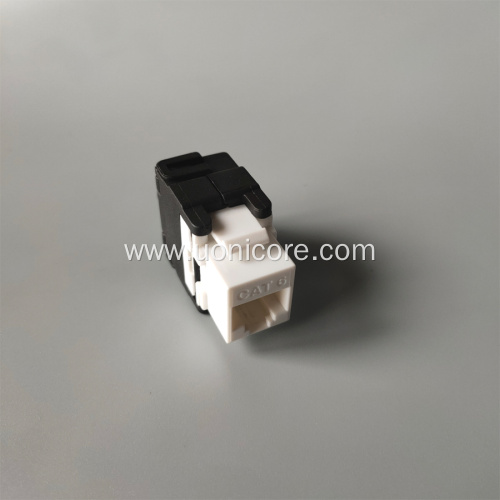 cat6 180 degree unshielded keystone jack dual type